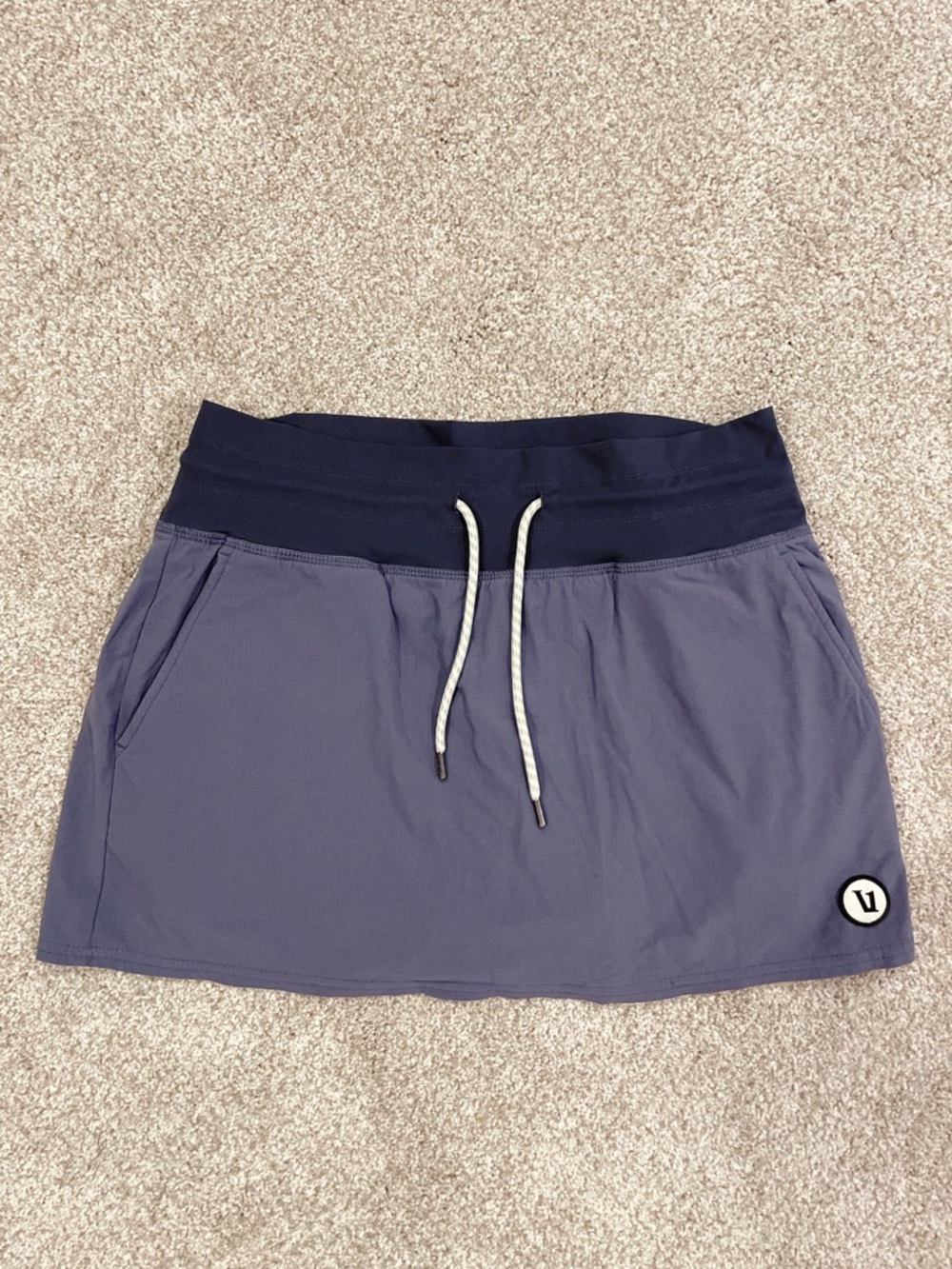 Vuori Seabreeze Skirt Women’s Medium Azure Athletic Tennis Golf Skort